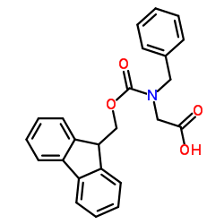 N-Fmoc-N(benzyl)glycine structure