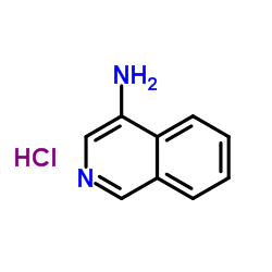 4-氨基异喹啉盐酸盐结构式