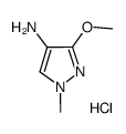 3-甲氧基-1-甲基-1H-吡唑-4-胺盐酸盐结构式