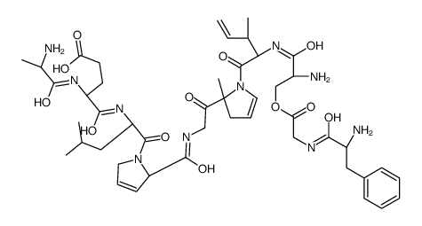 N-(guanin-8-yl)-N-acetyl-2-aminofluorene结构式