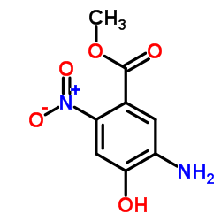 Methyl 5-amino-4-hydroxy-2-nitrobenzoate Structure