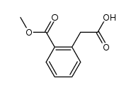 2-(2-(甲氧基羰基)苯基)乙酸结构式
