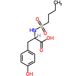 N-正丁基磺酰基-L-酪氨酸结构式