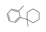 1-甲基-2-(1-甲基-环己基)-苯结构式