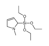 triethoxy-(1-methyl-2,5-dihydropyrrol-2-yl)silane结构式