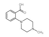 2-(4-甲基哌嗪-1-基)苯甲酸结构式