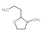 Oxazolidine,3-methyl-2-propyl-结构式