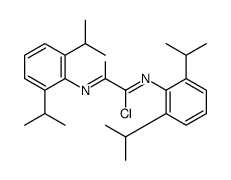 N,N'-bis[2,6-di(propan-2-yl)phenyl]ethanediimidoyl dichloride结构式