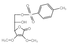 L-Ascorbic acid, 2,3-di-O-methyl-, 6-(4-methylbenzenesulfonate) (en)结构式