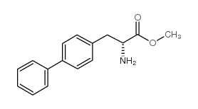 (R)-3-([1,1'-联苯] -4-基)-2-氨基丙酸乙酯盐酸盐结构式