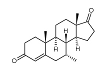 7α-methyl-4-androstene-3,17-dione结构式