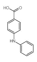 Benzoic acid,4-(phenylamino)- Structure