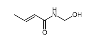 N-hydroxymethyl-trans-crotonamide Structure