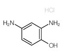 2,4-diaminophenol,hydrochloride Structure