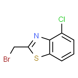2-(BROMOMETHYL)-4-CHLOROBENZOTHIAZOLE结构式