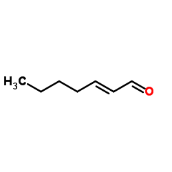反-2-庚醛结构式