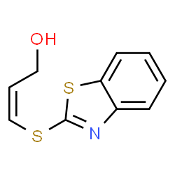 2-Propen-1-ol,3-(2-benzothiazolylthio)-,(Z)-(9CI) Structure