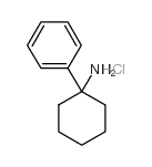 1-苯基环己胺盐酸盐结构式