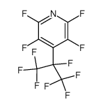 2,3,5,6-tetrafluoro-4-(1,2,2,2-tetrafluoro-1-trifluoromethyl-ethyl)pyridine Structure