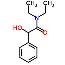 N,N-二乙基-2-羟基-2-苯基乙酰胺结构式