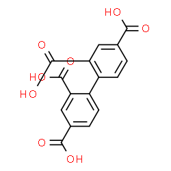 [1,1'-Biphenyl]-2,2',4,4'-tetracarboxylic acid Structure