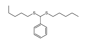 bis(pentylsulfanyl)methylbenzene结构式
