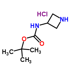 3-Boc-氨基氮杂环丁烷盐酸盐结构式