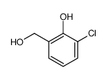 Benzenemethanol,3-chloro-2-hydroxy-结构式