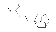 O-2-(1-adamantyl)ethyl S-methyl xanthate Structure