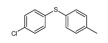 1-chloro-4-(4-methylphenyl)sulfanylbenzene Structure