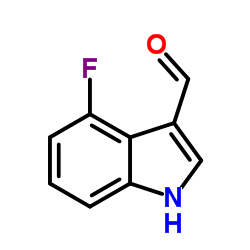4-Fluoro-1H-indole-3-carbaldehyde Structure
