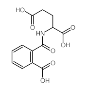 2-[(2-carboxybenzoyl)amino]pentanedioic acid Structure