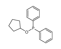 cyclopentyloxy(diphenyl)phosphane结构式
