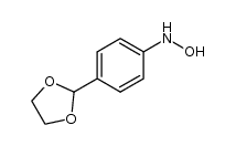 p-hydroxylaminobenzaldehyde ethylene acetal结构式