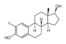 2-Iodoestradiol结构式