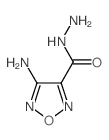 1,2,5-Oxadiazole-3-carboxylicacid,4-amino-,hydrazide(9CI)结构式