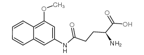 L-Glutamic acid γ-(4-methoxy-β-naphthylamide) Structure