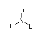 Lithium nitride (Li3N) structure