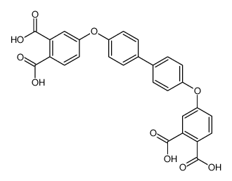 4-[4-[4-(3,4-dicarboxyphenoxy)phenyl]phenoxy]phthalic acid结构式