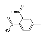 3-nitro-toluene-4-sulfinic acid结构式