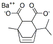 1-Methyl-4-isopropyl-1,4-ethano-5-cyclohexene-2,3-dicarboxylic acid barium salt Structure