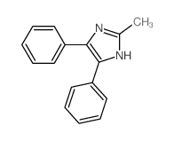 1H-Imidazole,2-methyl-4,5-diphenyl- Structure