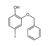 2-苄氧基-4-碘苯酚结构式