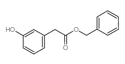 苄基-3-羟基苯基乙酸酯结构式