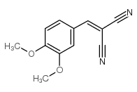 Propanedinitrile,2-[(3,4-dimethoxyphenyl)methylene]- Structure