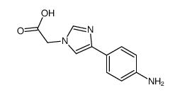 [4-(4-Amino-phenyl)-imidazol-1-yl]-acetic acid Structure