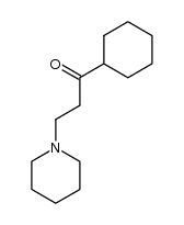 1-cyclohexyl-3-piperidino-propan-1-one Structure