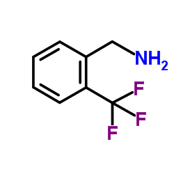 2-(三氟甲基)苄胺结构式