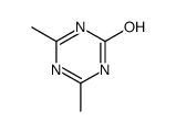 2,6-dimethyl-1H-1,3,5-triazin-4-one结构式