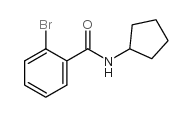 N-环戊基-2-溴苯甲酰胺结构式